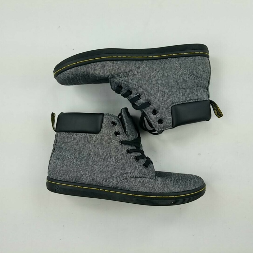 Doc Martens Womens Boots Maelly 10 Gray High Top L